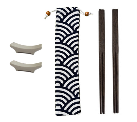 Luxe set African Blackwood chopsticks