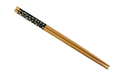 Bloesem chopsticks donker blauw